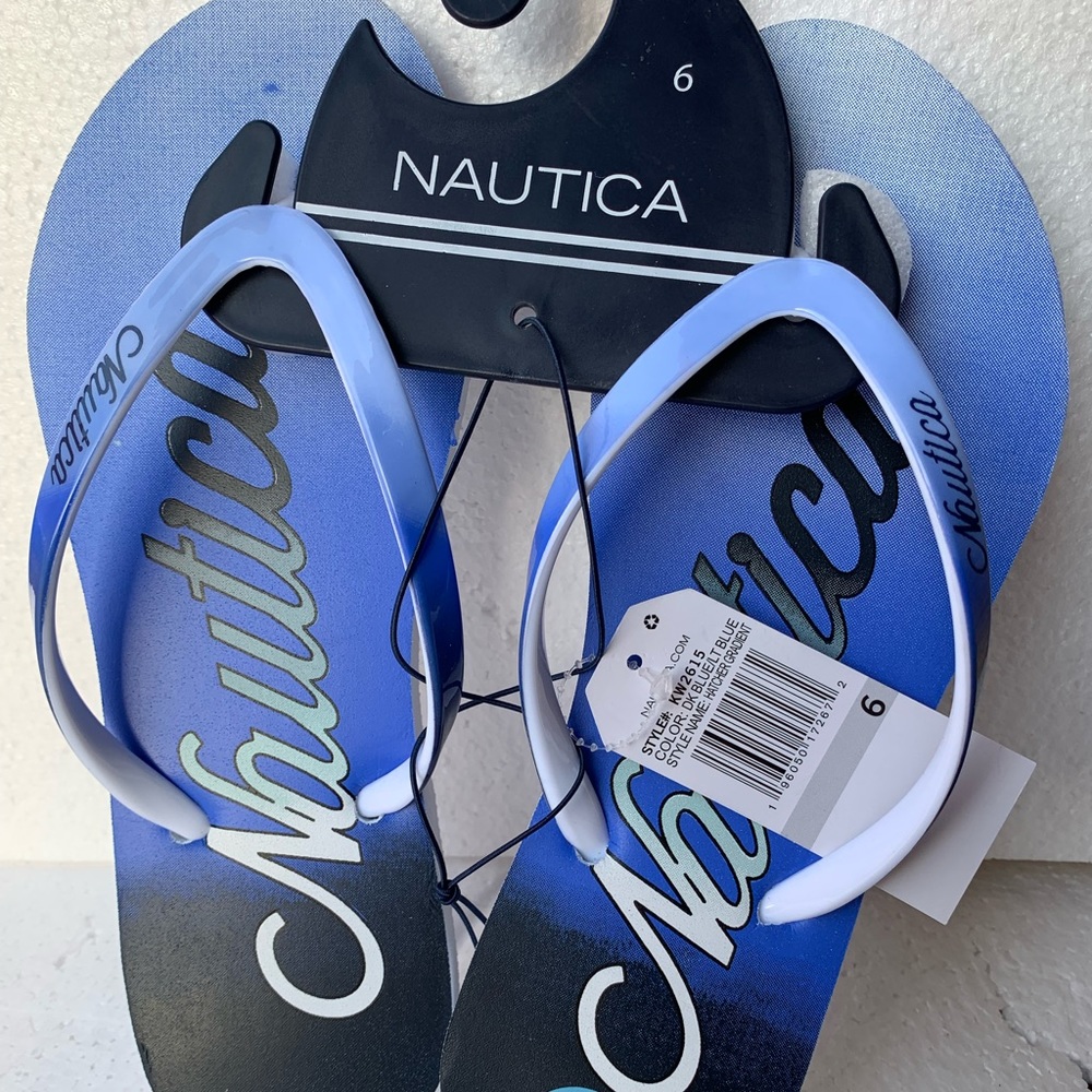 Nautical sandals.